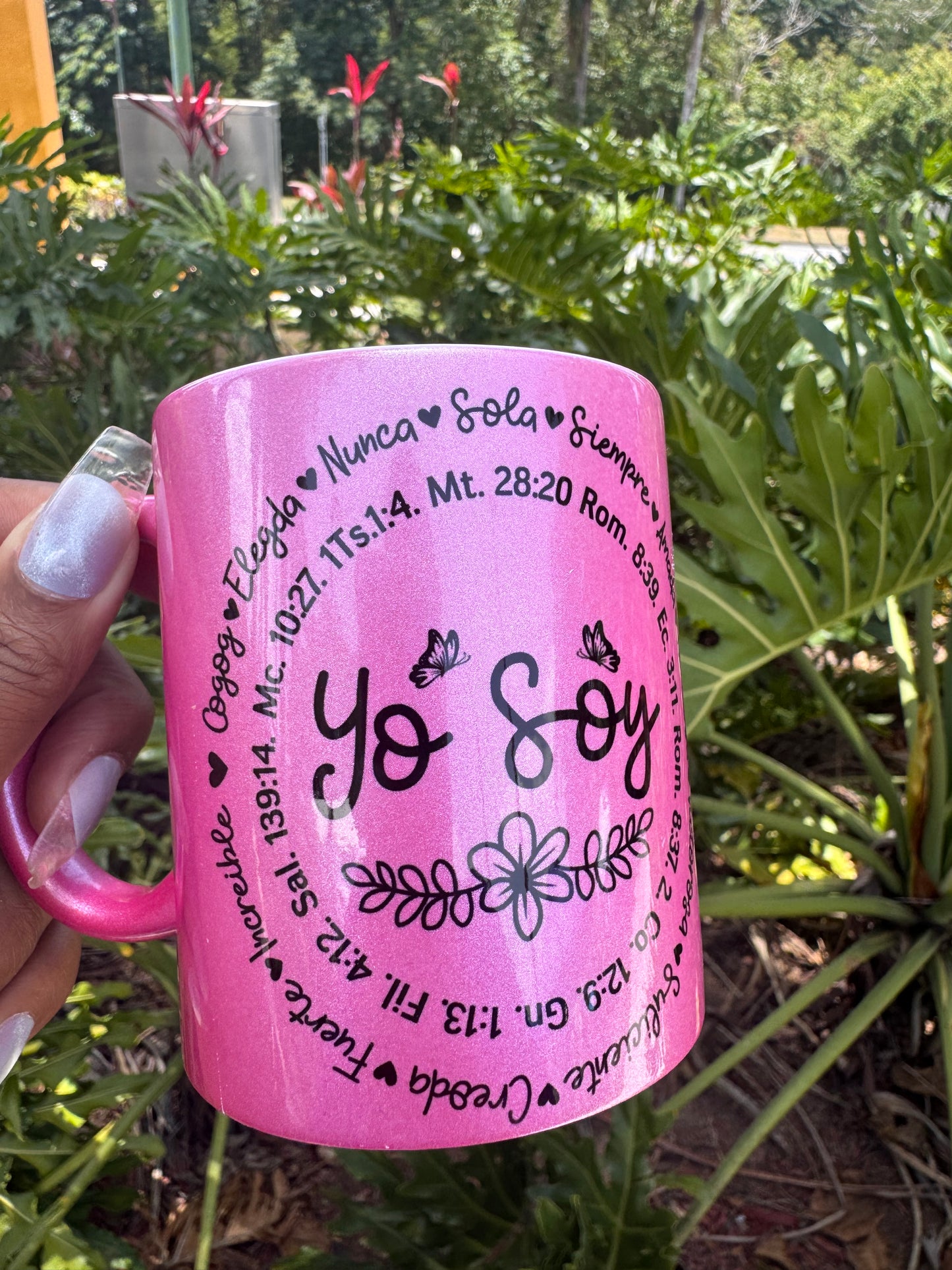 Taza Glitter Pink