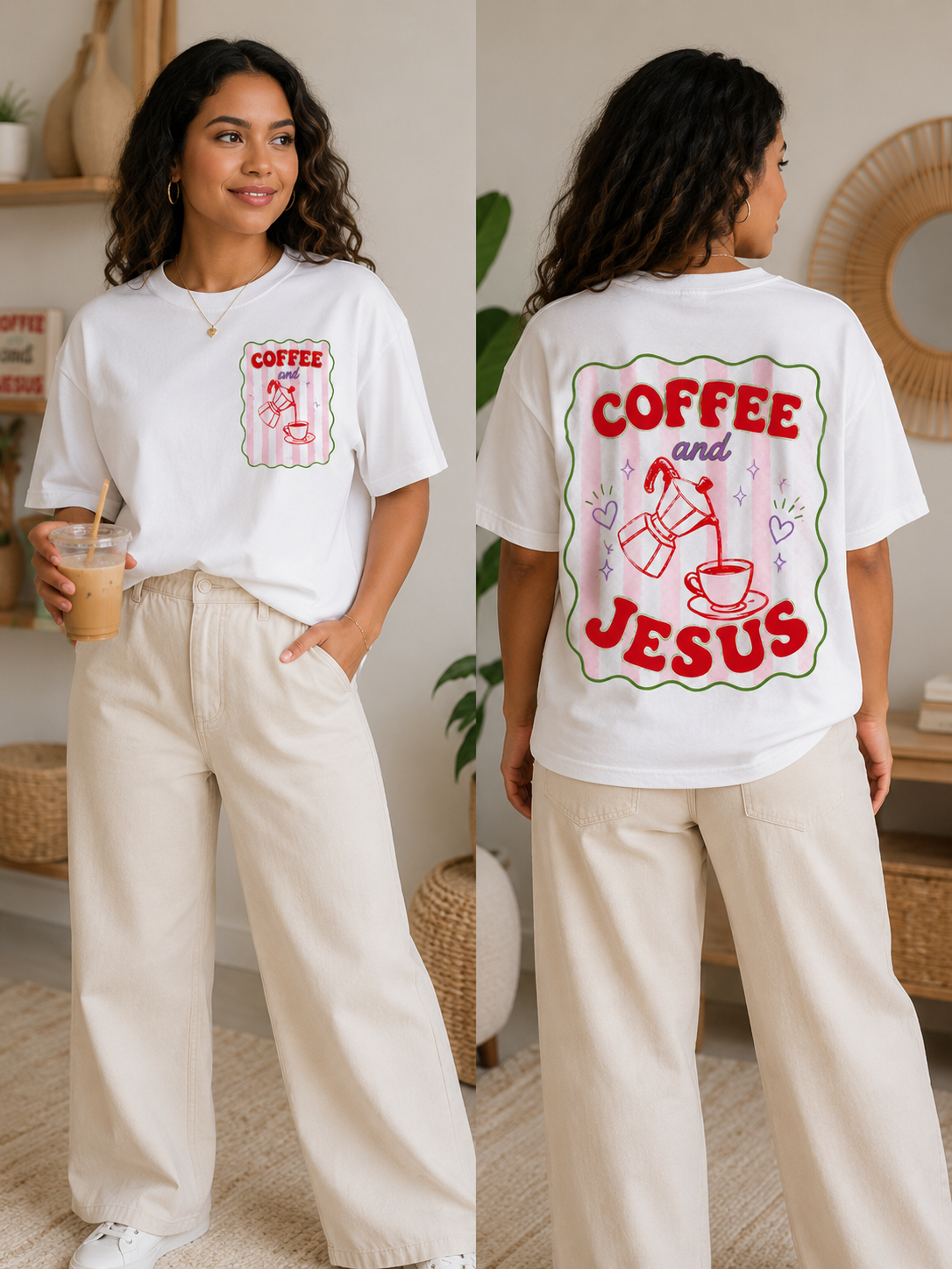 Camisa Coffe&Jesus