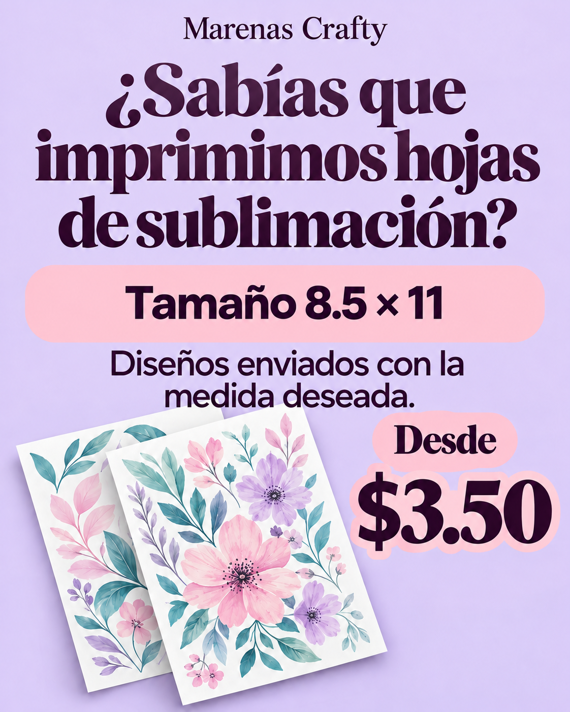 Impresiones de sublimacion