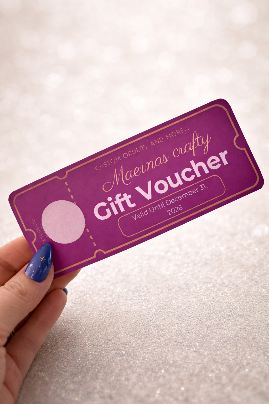 Scratch off y  loyalty cards