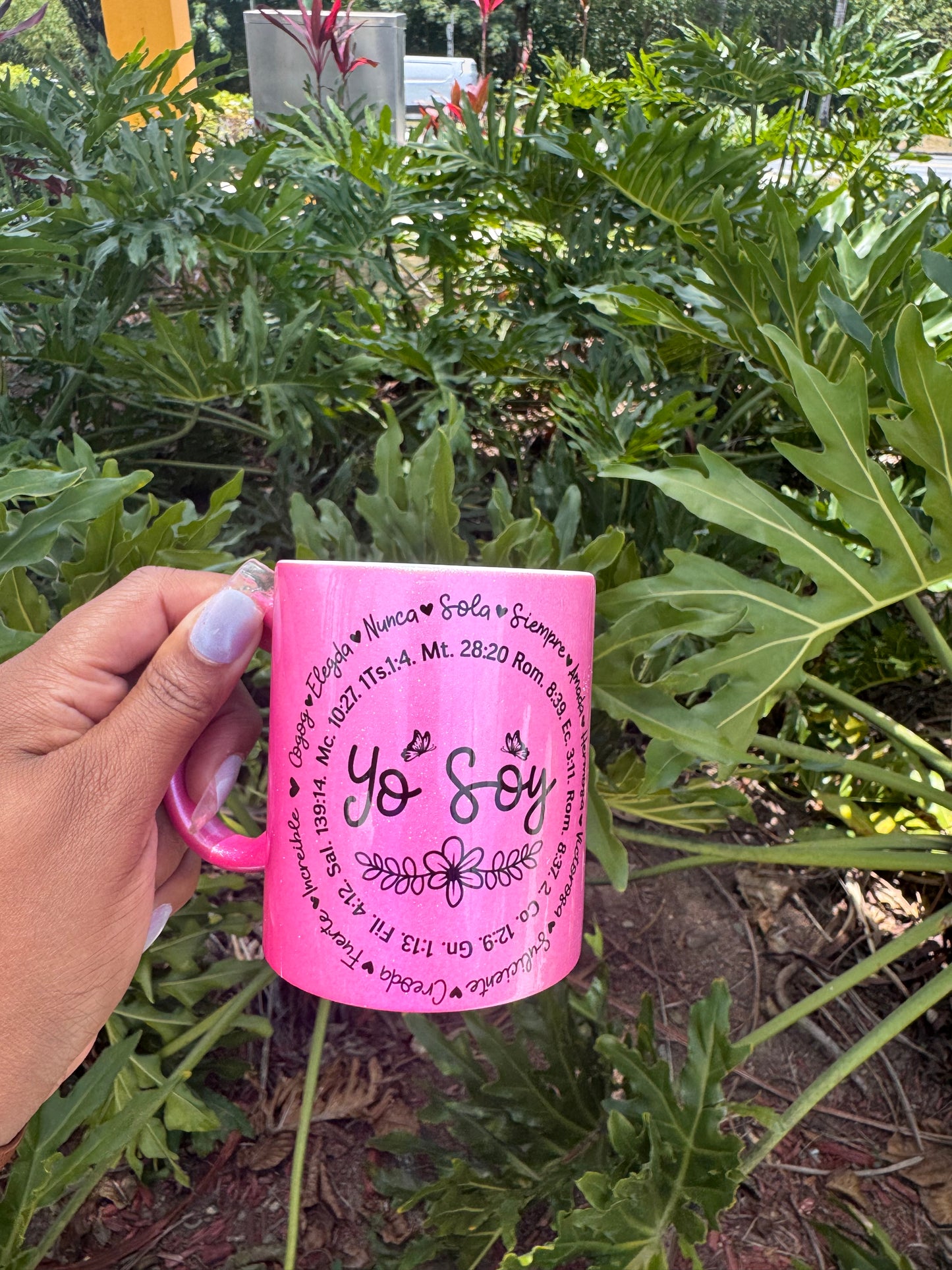 Taza Glitter Pink