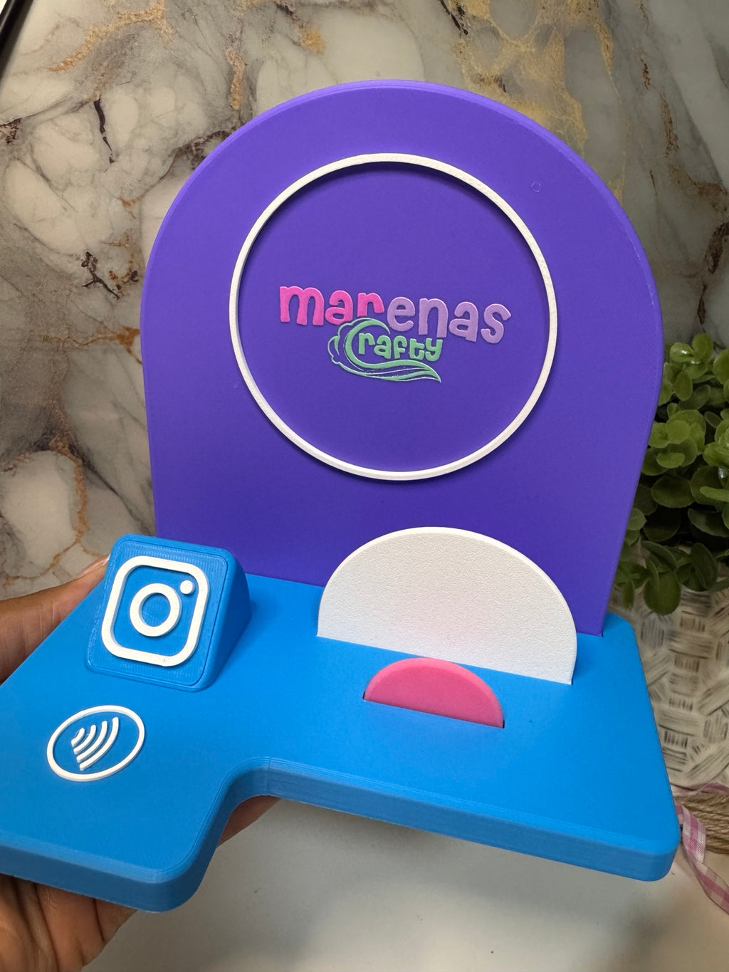Display personalizado para tarjetas de presentación