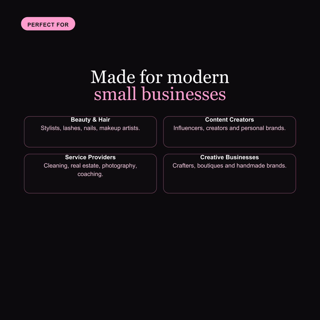 Editable Instagram Business Card Template | Black & Pink Canva Template