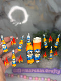 Beer Bottle Flame UV DTF Sticker - Marenas Crafty