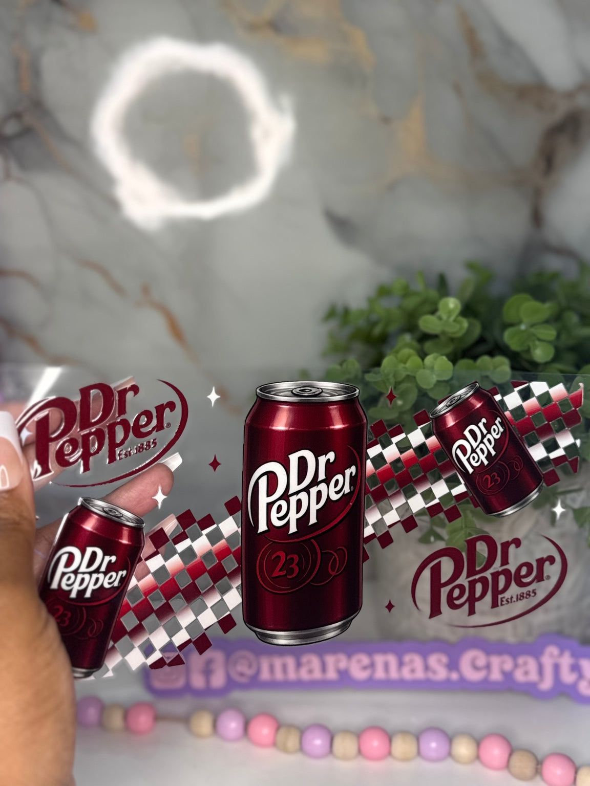 Cherry Soda Retro UV DTF Sticker - Marenas Crafty