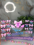 Pink Bow Sport UV DTF Sticker - Marenas Crafty