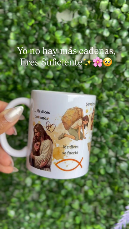 Eres Suficiente🌸✨ Taza 11onz