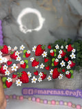 Strawberry Daisy UV DTF Sticker - Marenas Crafty